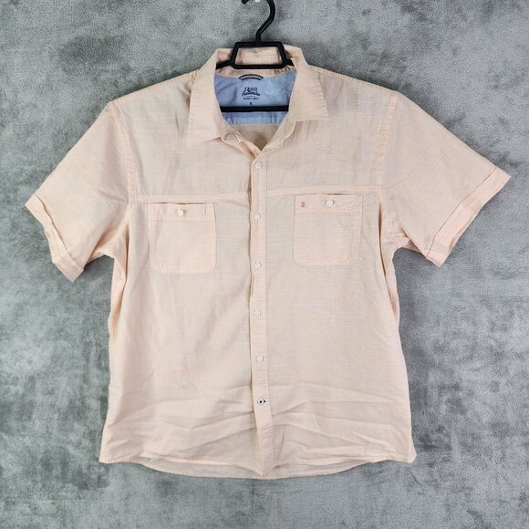 Men's Izod Saltwater Relaxed Classics Shirt Short Sleeve Button-Down Size XL - Picture 2 of 14
